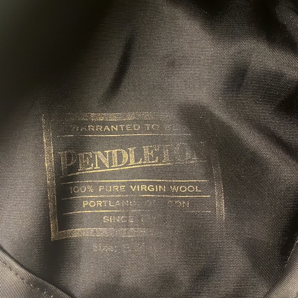 Small Wool Pendleton Cap - image 3